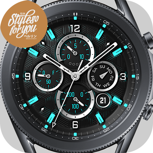 S4U Luxe SP silver watch face Download on Windows