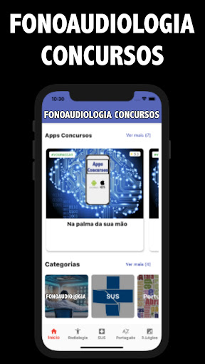 Android application Fonoaudiologia Concursos screenshort