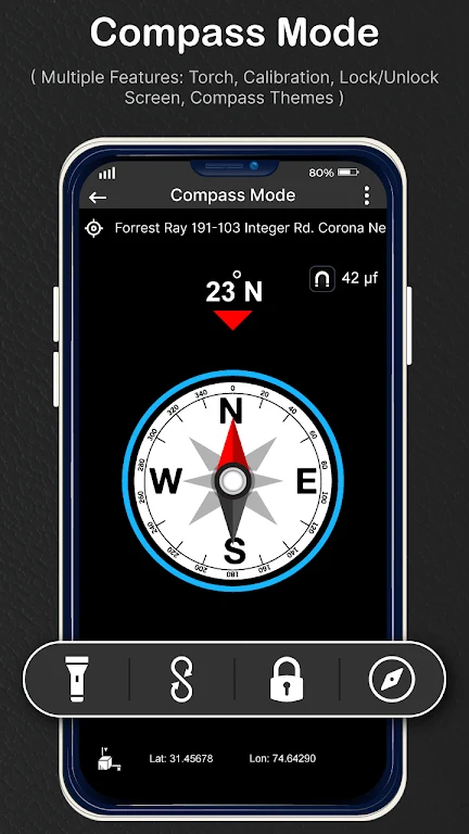 Digital Compass & Weather Map MOD APK 01