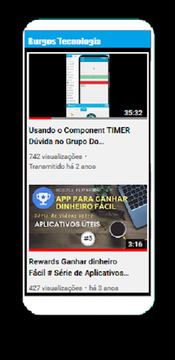 Android application Burgos Tecnologia screenshort