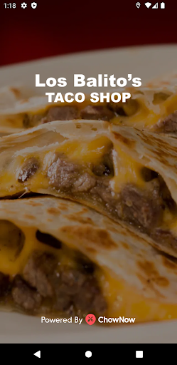 Android application Los Balito's Taco Shop screenshort