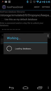 KeePassDroid Screenshot