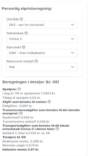 BilligkWh Screen 2