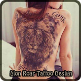 Lion Roar Tattoo Design icon