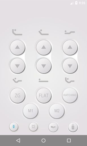 Android application OKIN motion Bed screenshort