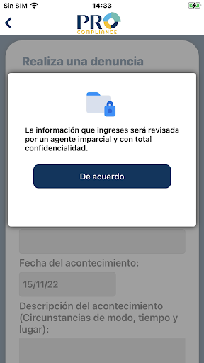 Pro Compliance Screen 2