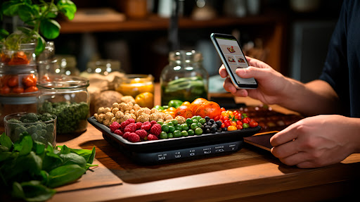 Android application Kitchen digital scales helper screenshort