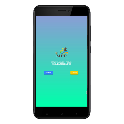Android application Antrian Online MPP Kudus screenshort