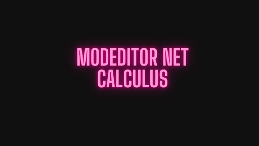 Modeditor Net calculus