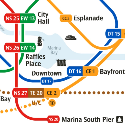 Singapore MRT Map (Offline) 1.27 Icon