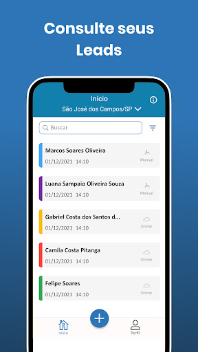 Android application Kumon MOL - Gestão de Contatos screenshort
