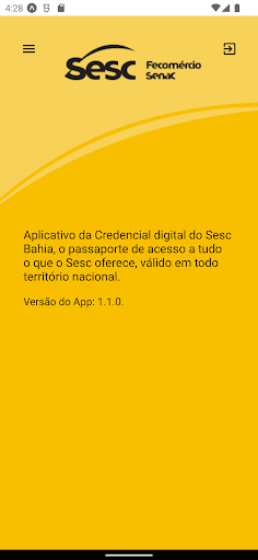 Credencial SESC BA Screen 3