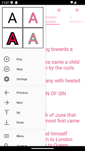 Android application zBook: The Chaplet of Pearls screenshort