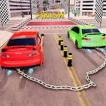 Cover Image of Download Chained Car Racing Stunts Game  APK