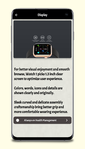 Tecno Watch Guide Screen 2