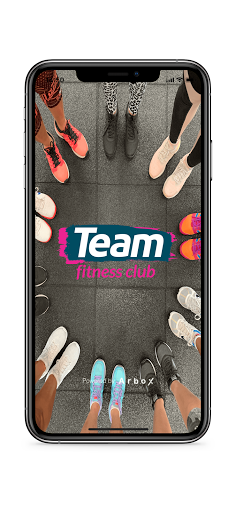 Android application Team Fitness Club screenshort