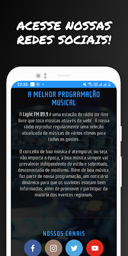 Light FM 89.9 Screen 3