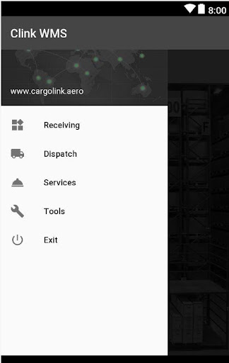 Android application Clink WMS screenshort