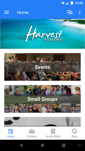 Android application Harvest Foundation screenshort
