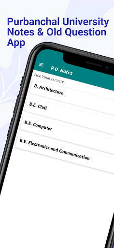 Android application PU Notes screenshort
