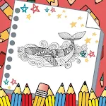 Cover Image of Télécharger Whale Mandala Coloring Game  APK