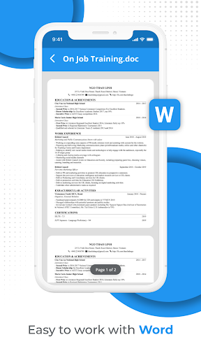 All document reader: PDF, Word Screenshot 3 - AppWisp.com