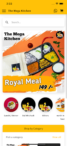Android application The Mega Kitchen screenshort