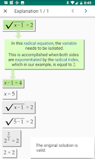 Algebrator - math calculator that shows steps  Screenshots 7