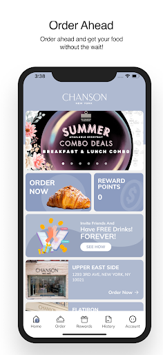 Android application Patisserie Chanson screenshort