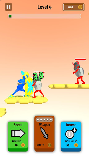 Android application Soldier Idle screenshort
