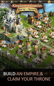 Kingdoms of Camelot: Battle Mod + Apk(Unlimited Money/Cash) screenshots 1