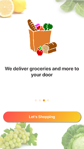 Android application Tele Groceries screenshort