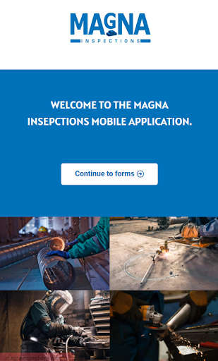 Android application Magna Inspections Reports -old screenshort