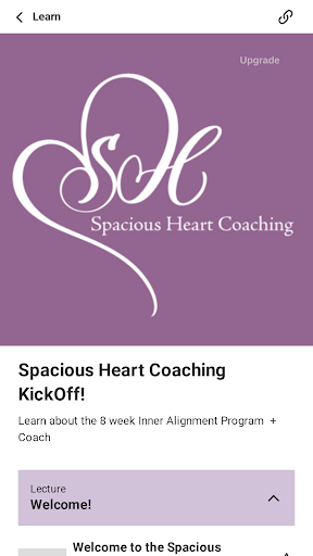 Spacious Heart Coaching Screen 3