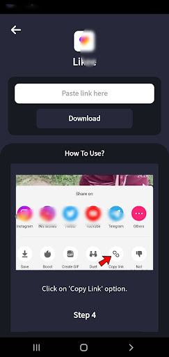 FastSave video downloader Screen 2