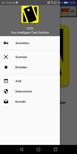 Android application YICS screenshort