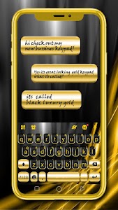 Black Gold Luxury Keyboard The Unknown