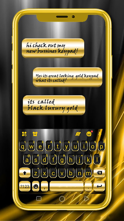 Black Gold Luxury Keyboard The - 8.7.1_0621 - (Android)