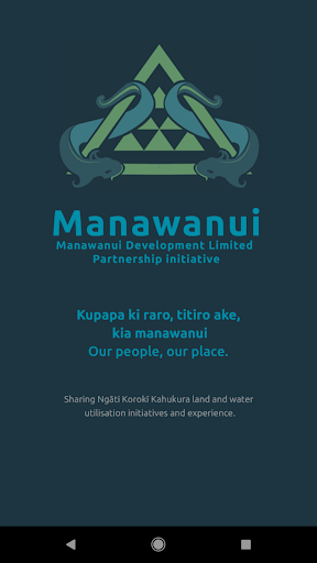 Android application Manawanui Land Diversification screenshort