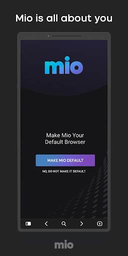 Android application Mio Browser screenshort