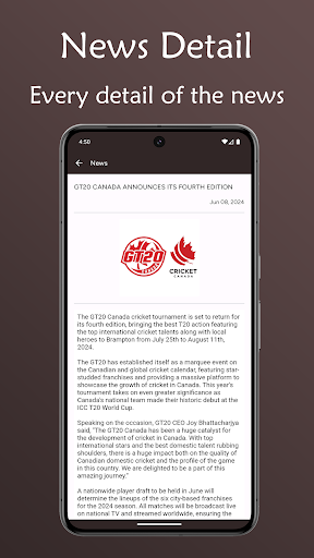 GT20 Canada 2024 - Schedule Screen 3