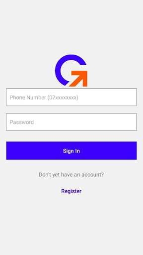 Android application Griota Boda Loans screenshort