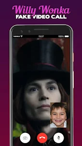 Fake Video Call Willy Wonka