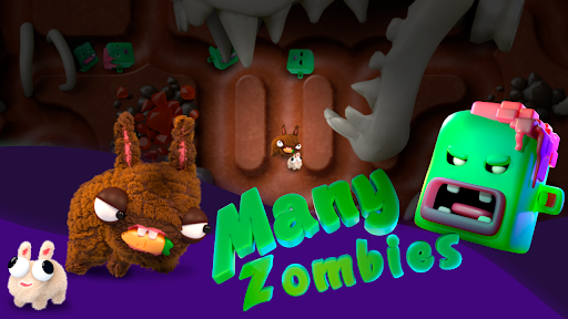 Android application Daddy Rabbit zombie farm scape screenshort