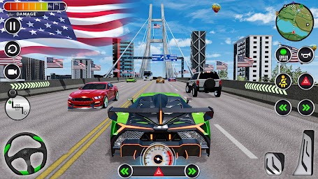 Car Games: City Driving School