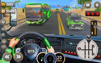 Army Bus Driving Games 3D