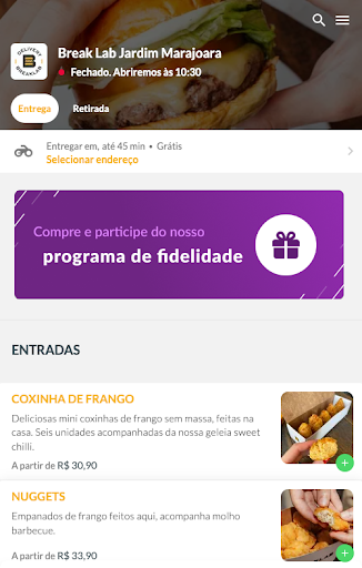 Break Lab Burger Screen 2