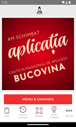 Android application Brasserie Bucovina screenshort