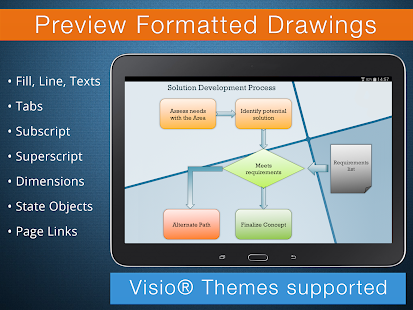 VSD Viewer for Visio Drawings Ekran görüntüsü
