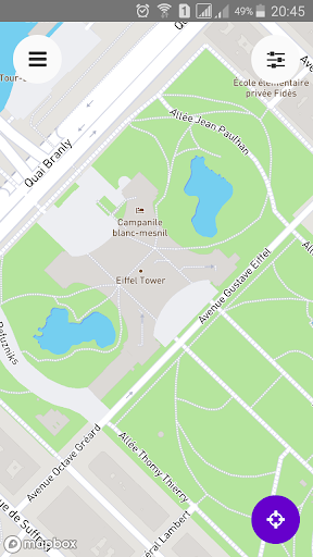 Android application thisAppMap screenshort